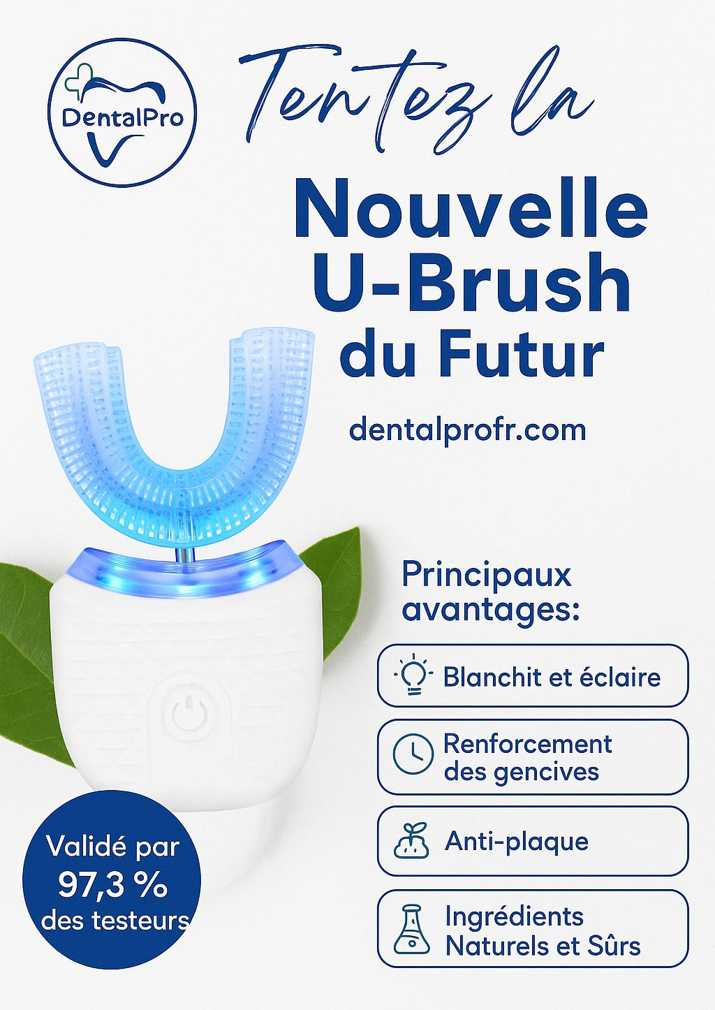 Brosse a Dent Intelligente 360° | U-Brush