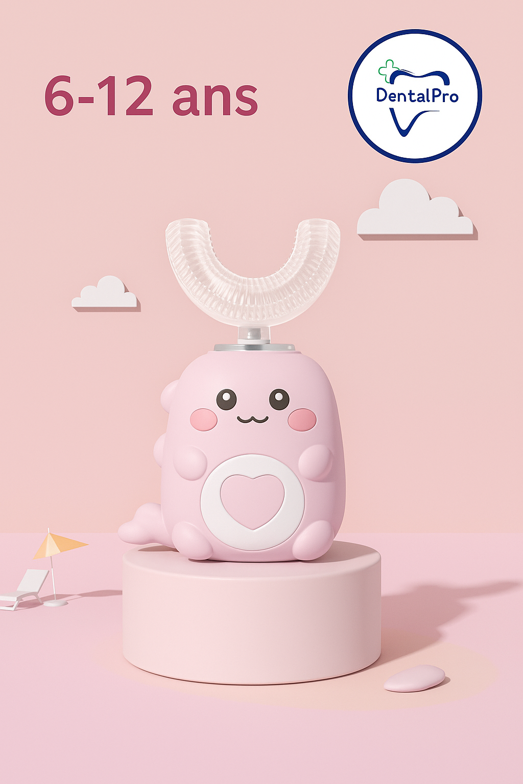 Brosse à Dents Électrique en U pour Enfants | U-Brush Kidz