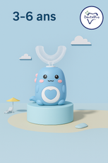 Brosse à Dents Électrique en U pour Enfants | U-Brush Kidz